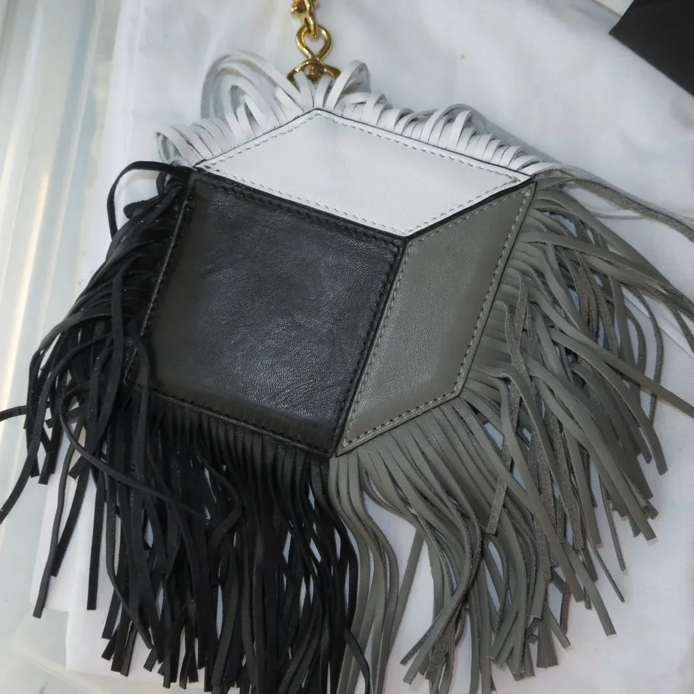 Pierre Hardy 3D Leather Cube Bag XL Keyring